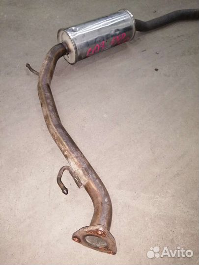 Средняя часть глушителя Honda Fit Aria