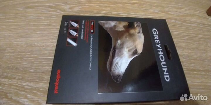 Межблочный кабель сабвуферный AudioQuest Greyhound