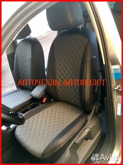 Чехлы Автопилот Volkswagen Tiguan 1 из экокожи