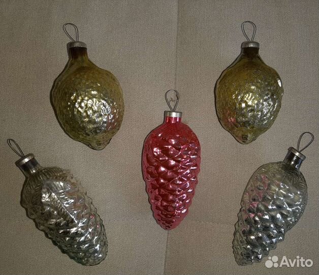 Елочные игрушки большие СССР