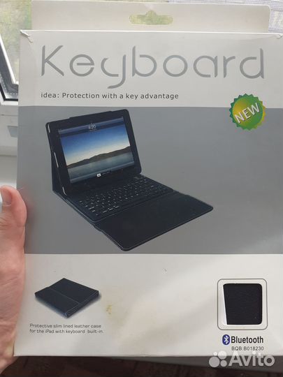 Чехол с беспроводной клавиатурой для iPad