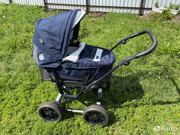 Коляска Emmaljunga City Cross 2 в 1 цвет Navy