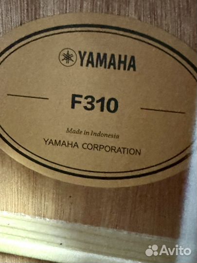 Акустическая гитара yamaha f310 новая