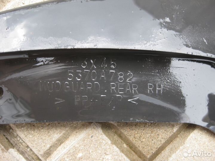 Брызговики задние для Мицубиси ASX