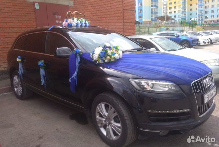 Украшение на свадебную машину