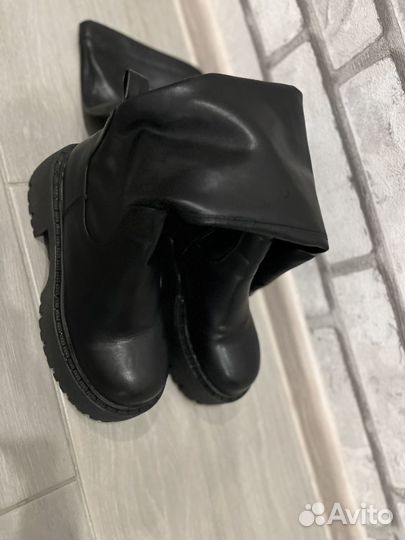 Сапоги ботфорты