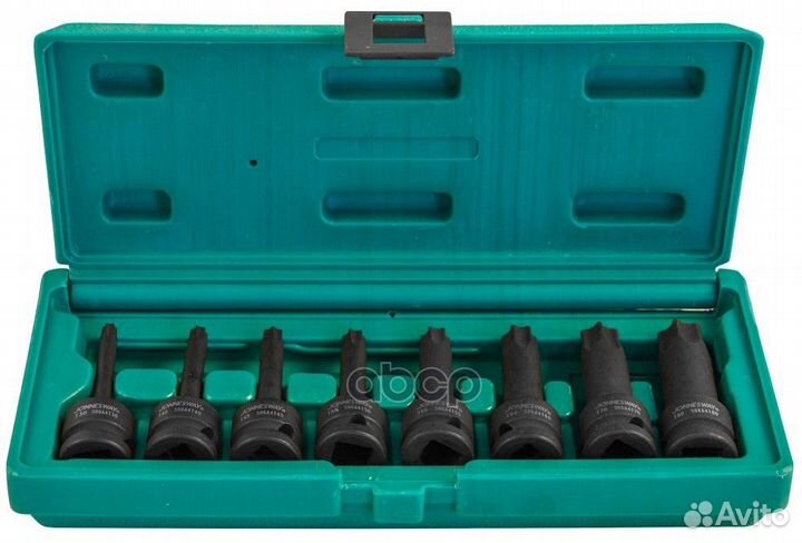 S06A408S набор ударных головок ''torx'' 1/2DR'