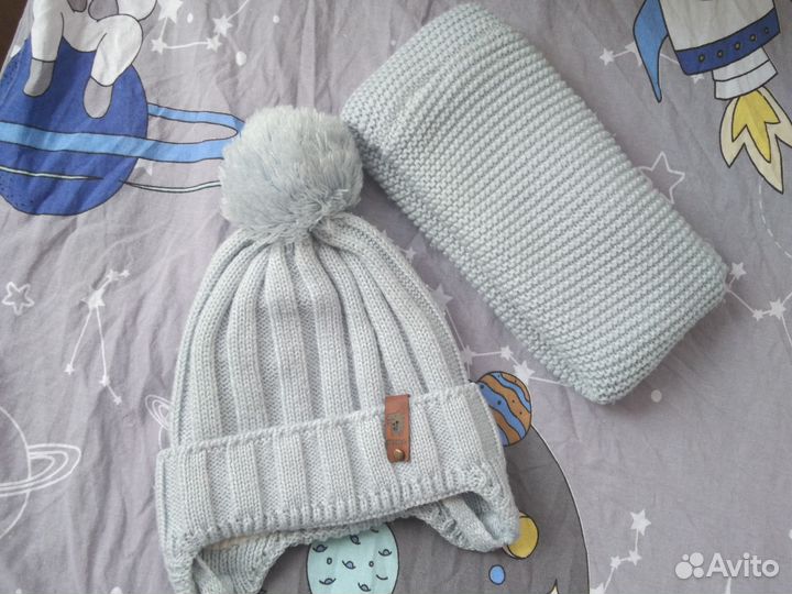 Комплект шапка со снудом