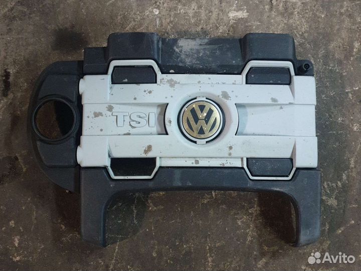 Декоративная крышка двигателя фольцваген гольф 5