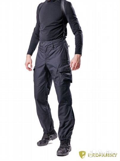 Костюм Горка-3 Гром флис RipStop черный