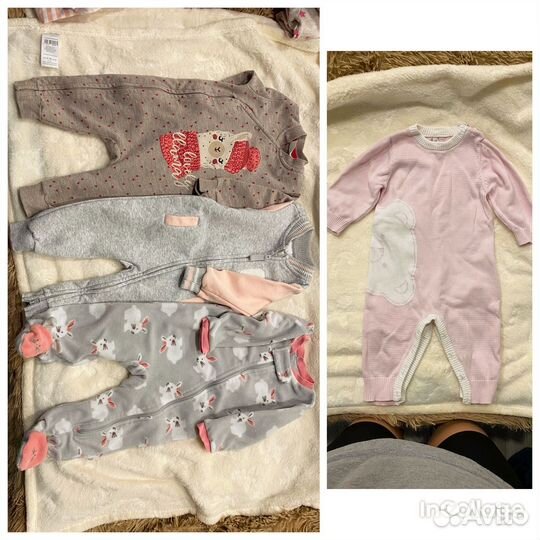 Вещи пакетом на девочку 68-74