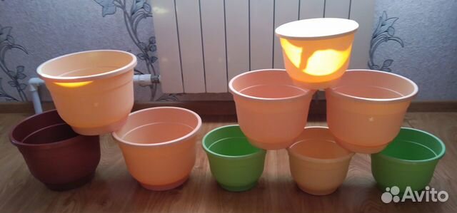 Горшки Флокс для цветов 2.5, 4.2, 5.5л