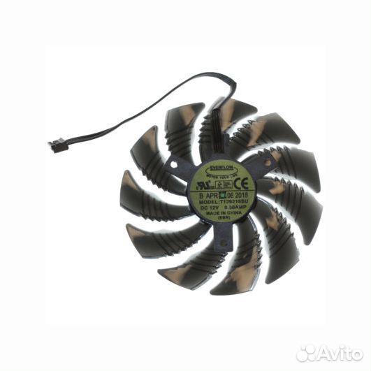 Кулер T129215вu для видеокарт Gigabyte 88мм