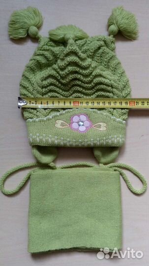 Шапка и шарф для девочек