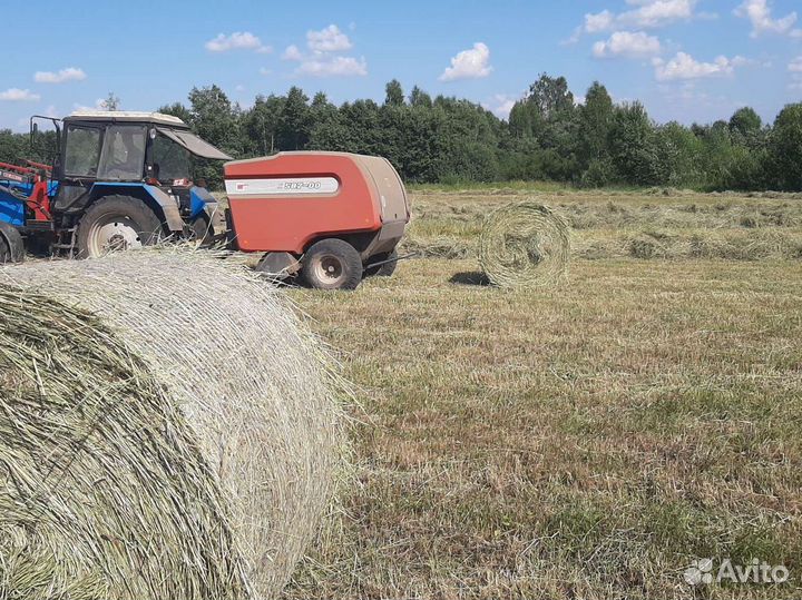 Продаём сено в рулонах