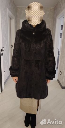 Шуба норковая 42 44 бу