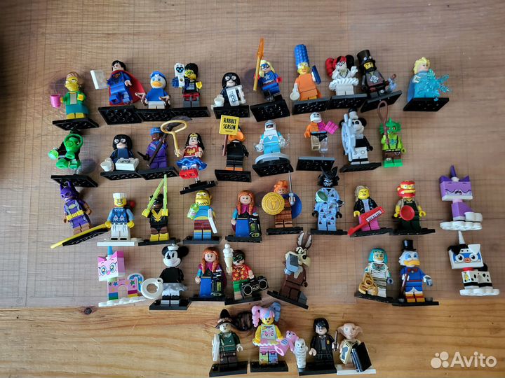 Lego minifigures разных серий