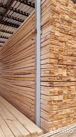 Доска обрезная 25х100х6000мм