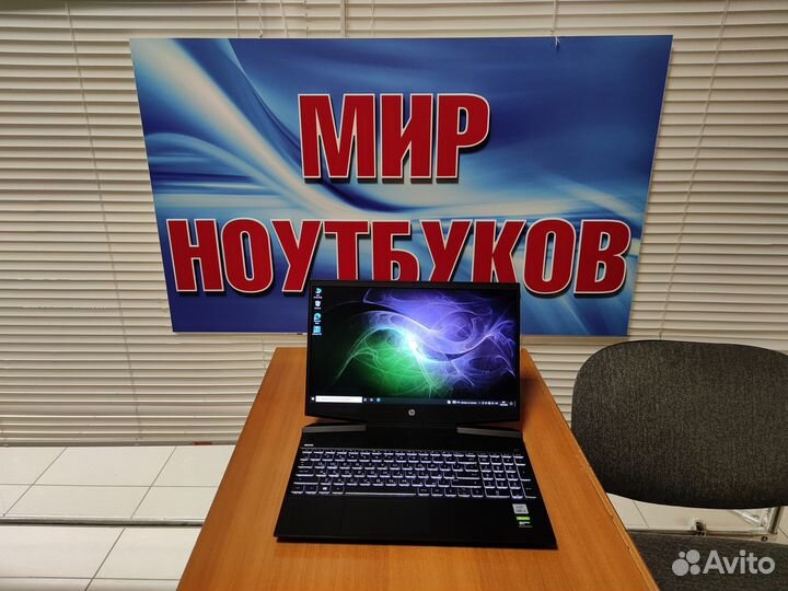 Игровой ноутбук бу / HP Gaming / гарантия