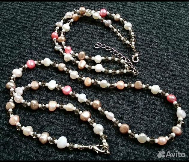 Комплект: бусы и браслет 