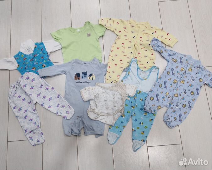 Вещи пакетом для мальчика 62-74