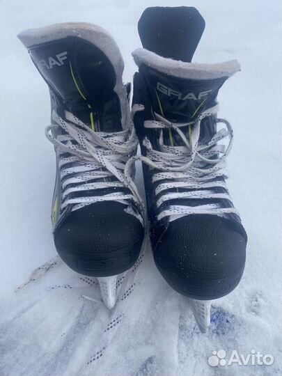 Коньки хоккейные 42 размер полупрофессиональные