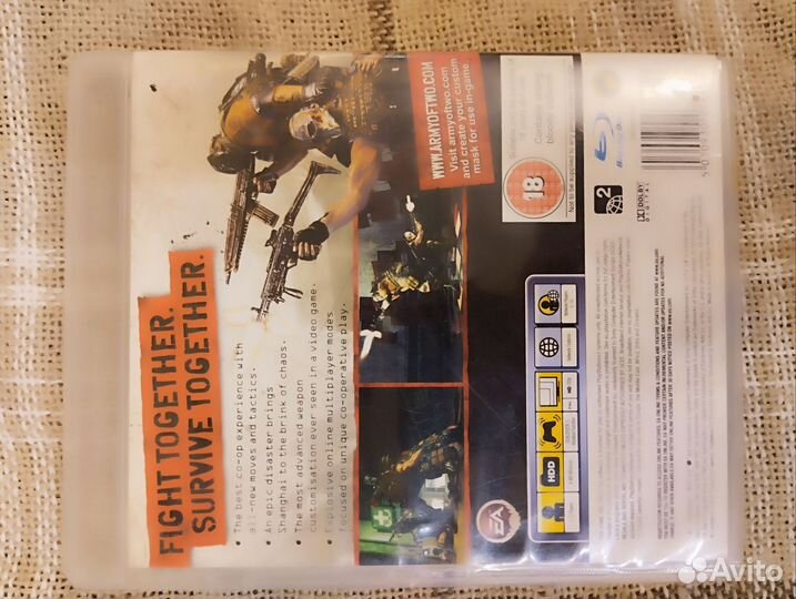Диски на ps3 Army of two и conan
