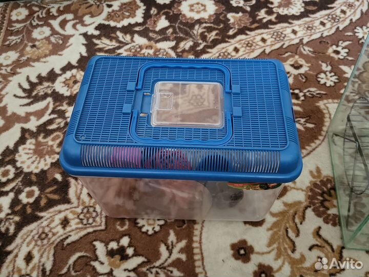 Аквариум и переноска для грызунов