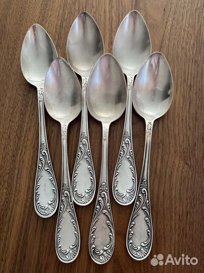 Столовые приборы мельхиор Старое Пламя, СССР