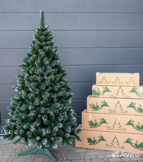 Елка искусственная Кармен серебро 1,8-2м