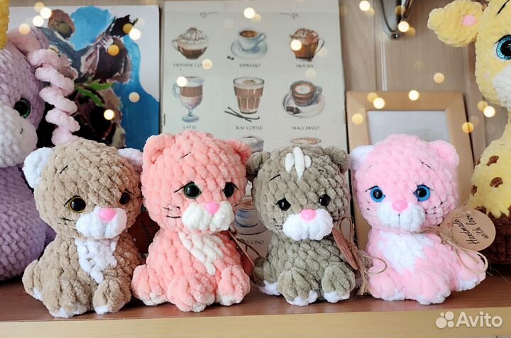 Вязаный котенок