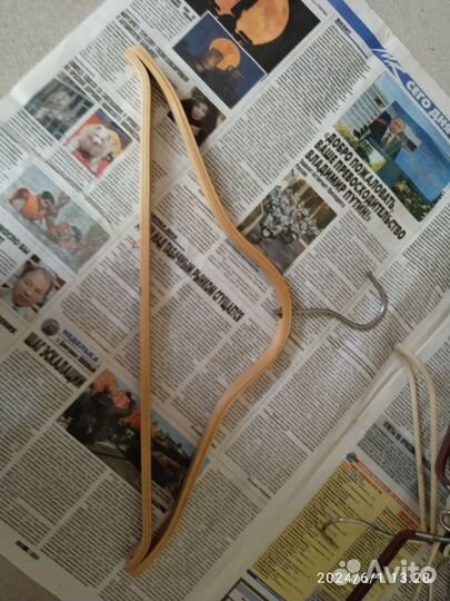 Вешалки плечики деревянные СССР