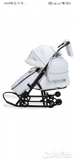 Детские зимние санки коляска pikate