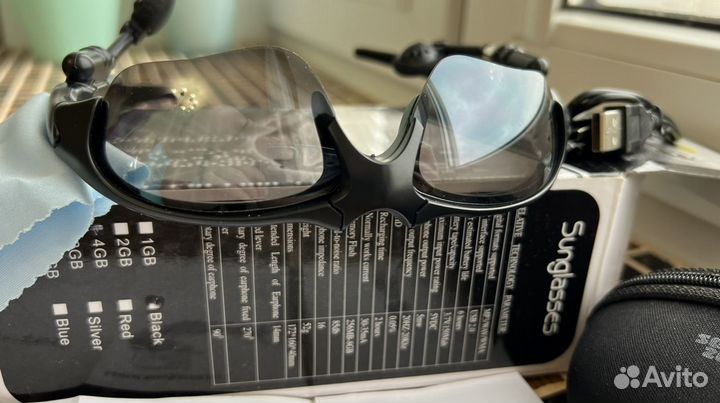 Умные очки с микрофоном и динамиком