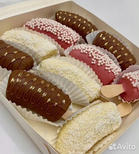 Королевские финики в шоколаде/бананы в шоколаде