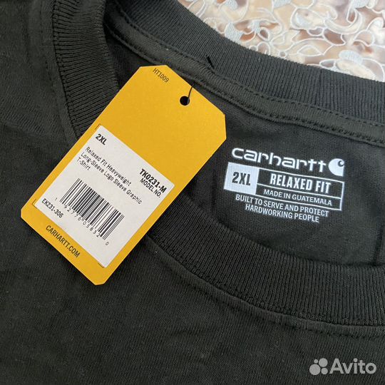 Лонгслив carhartt оригинал новый