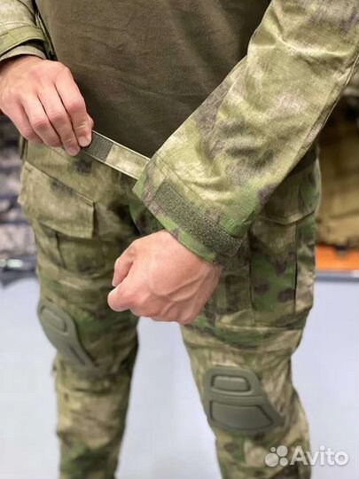 Боевая рубаха и штаны тактический костюм мох