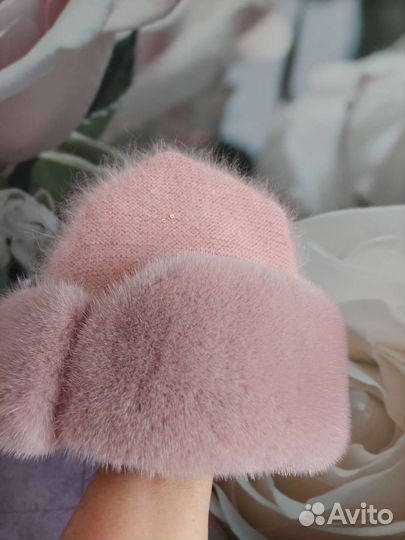 Комплект шапка и шарф