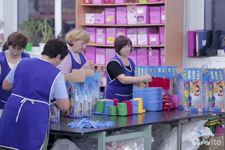 Сортировщик на склад игрушек. Вахта/питание/20смен