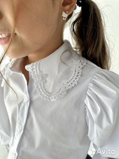 Новая блузка в школу размеры 128-146