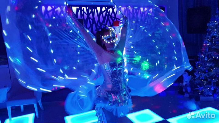 Световое шоу. Огненное шоу на выпускной, свадьбу