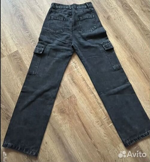 Джинсы карго женские