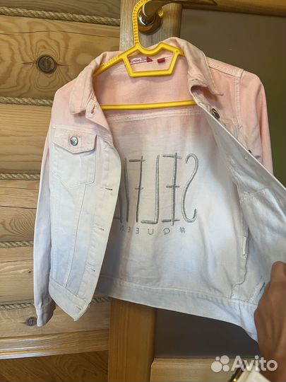 Джинсовая куртка для девочки 152