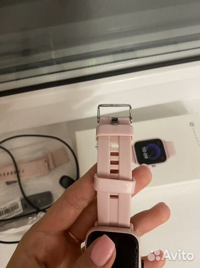 Продам часы amazfit bip u в розовом цвете