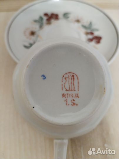 Два чайных сервиза СССР Рига на 12 и 6 персон