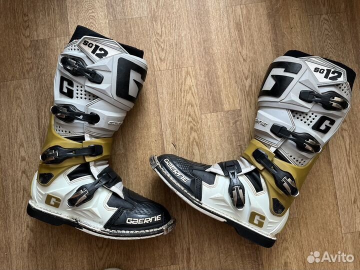 Gaerne SG-12 шарнирные кроссовые мотоботы 46 44