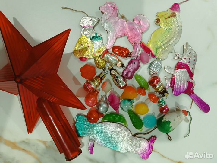 Елочные игрушки СССР