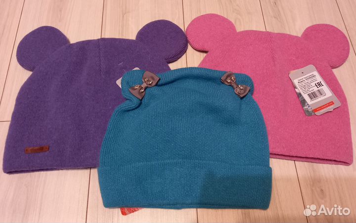 Шапки весна/осень для девочки