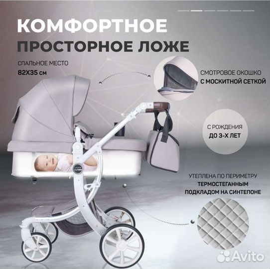 Коляска-трансформер 2в1/3в1 Aimile Original