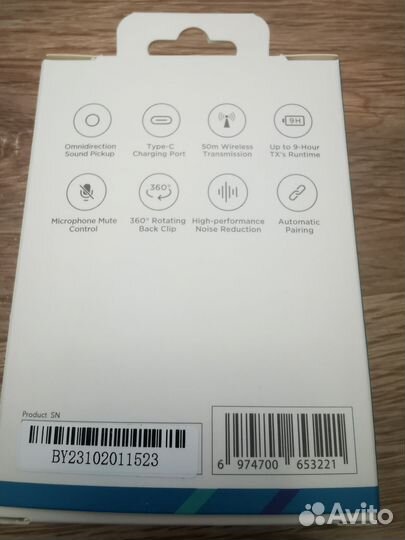 Петличный микрофон boya